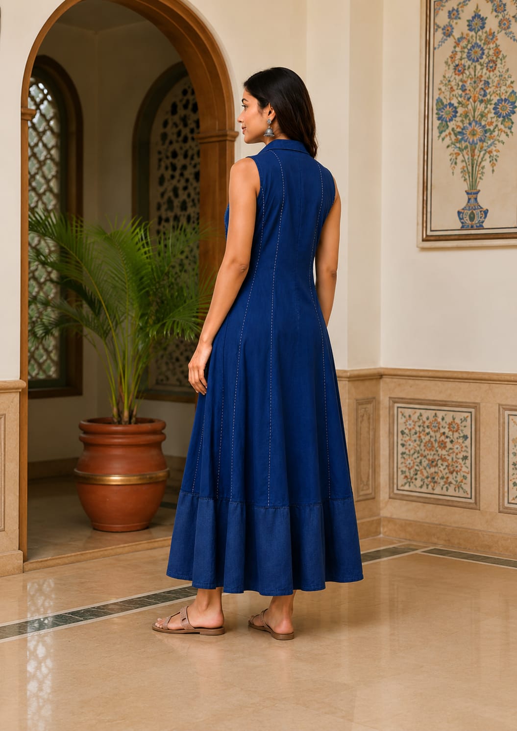 Indigo Kota Lace dress