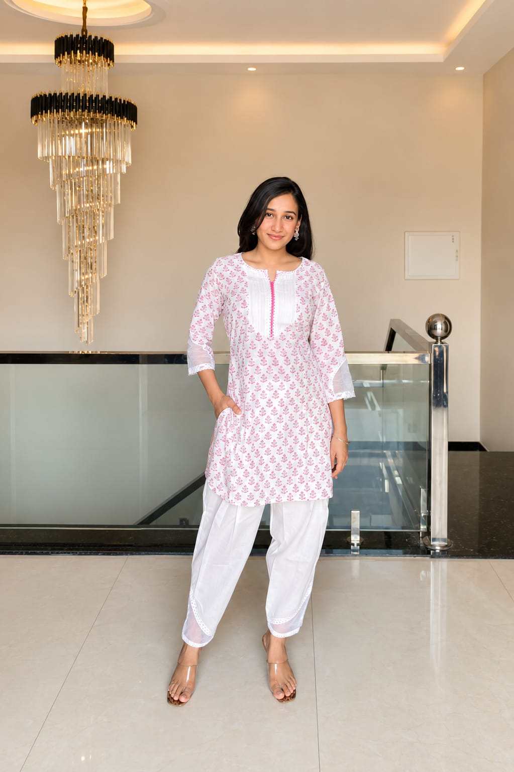 Pink Buta Co-ord Set