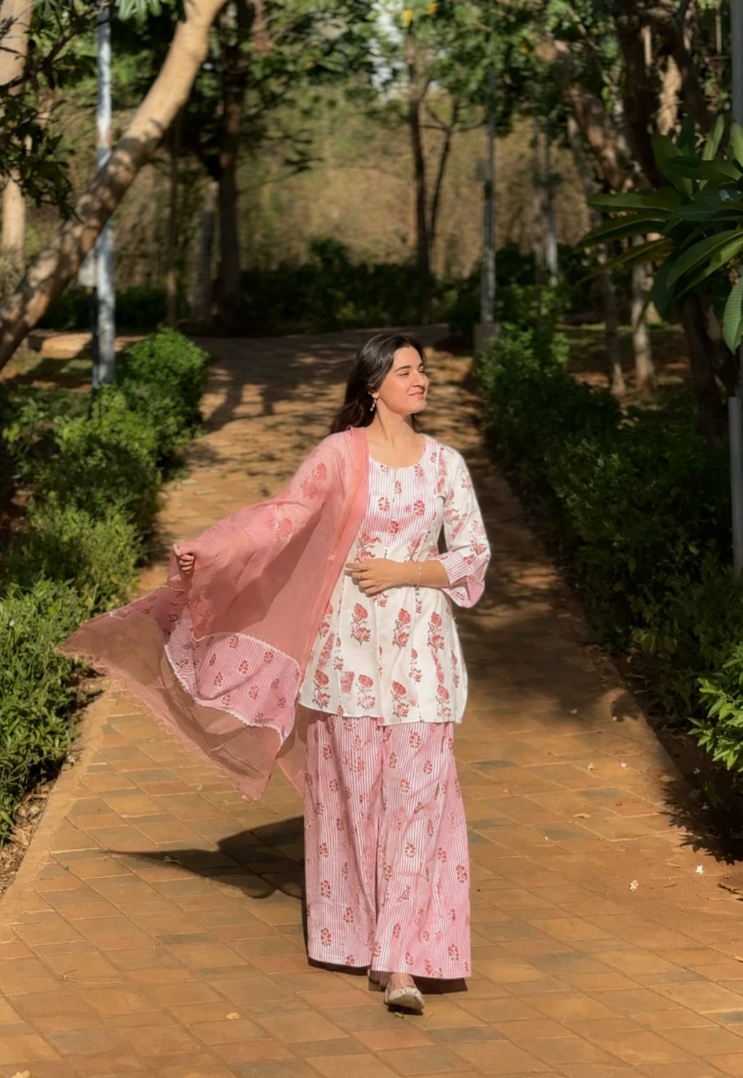 Pink Stripe Farshi Set