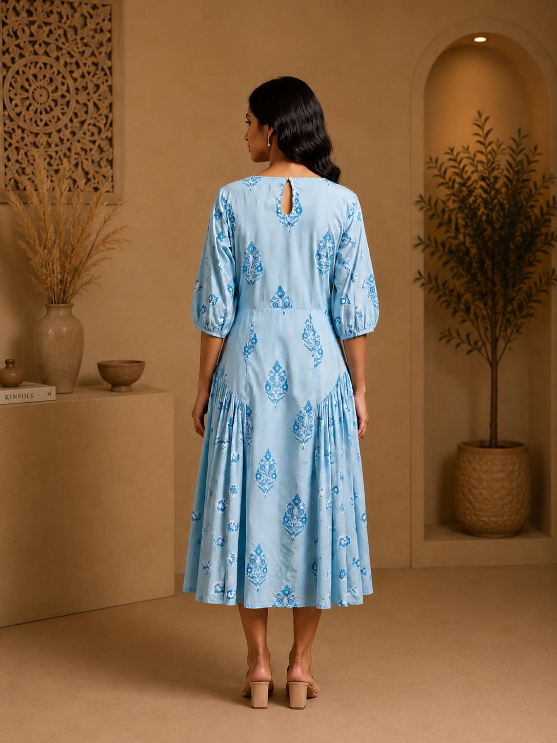 COOL BLUE DRESS