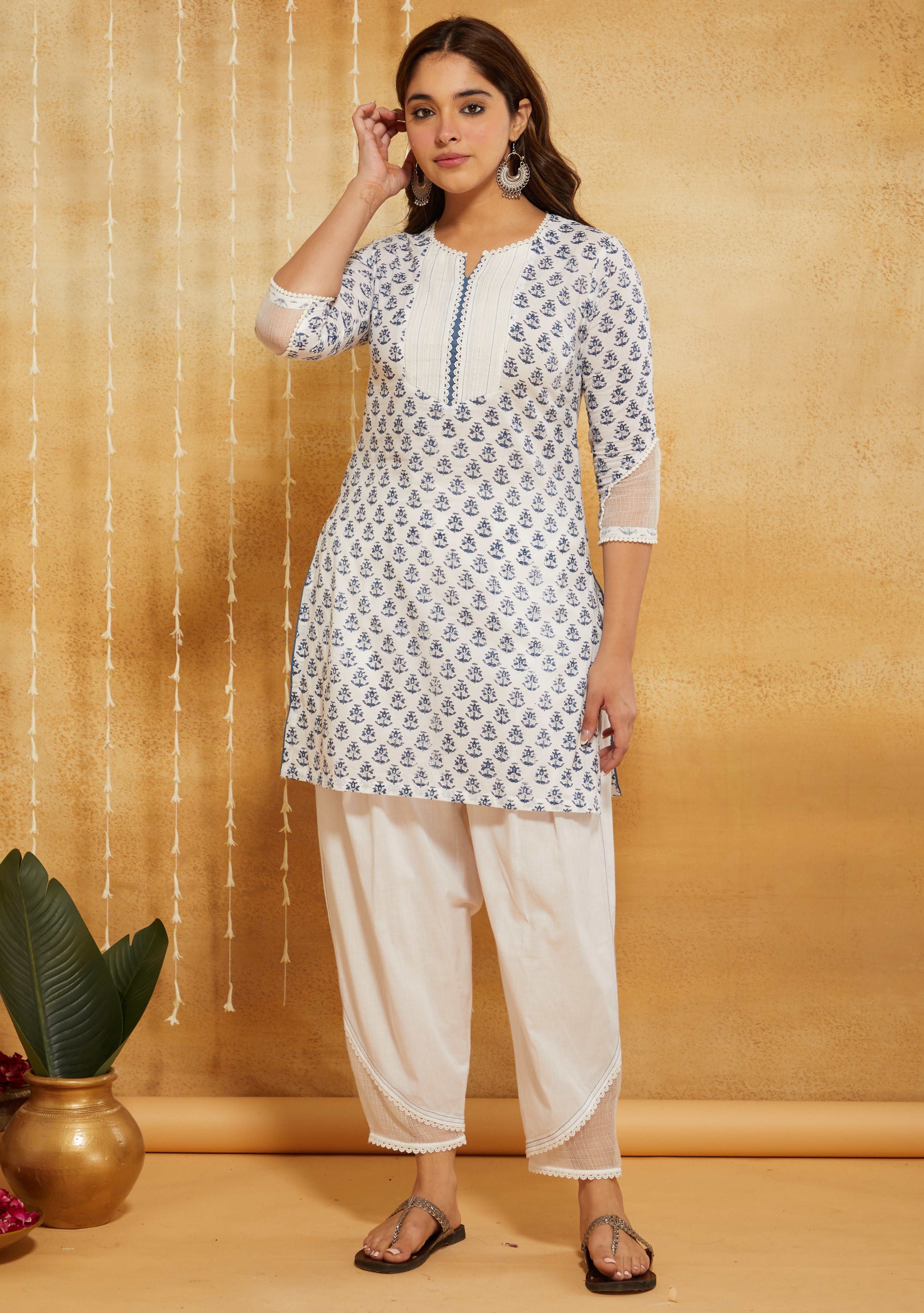 INDIGO BUTA KOTA CO-ORD SET