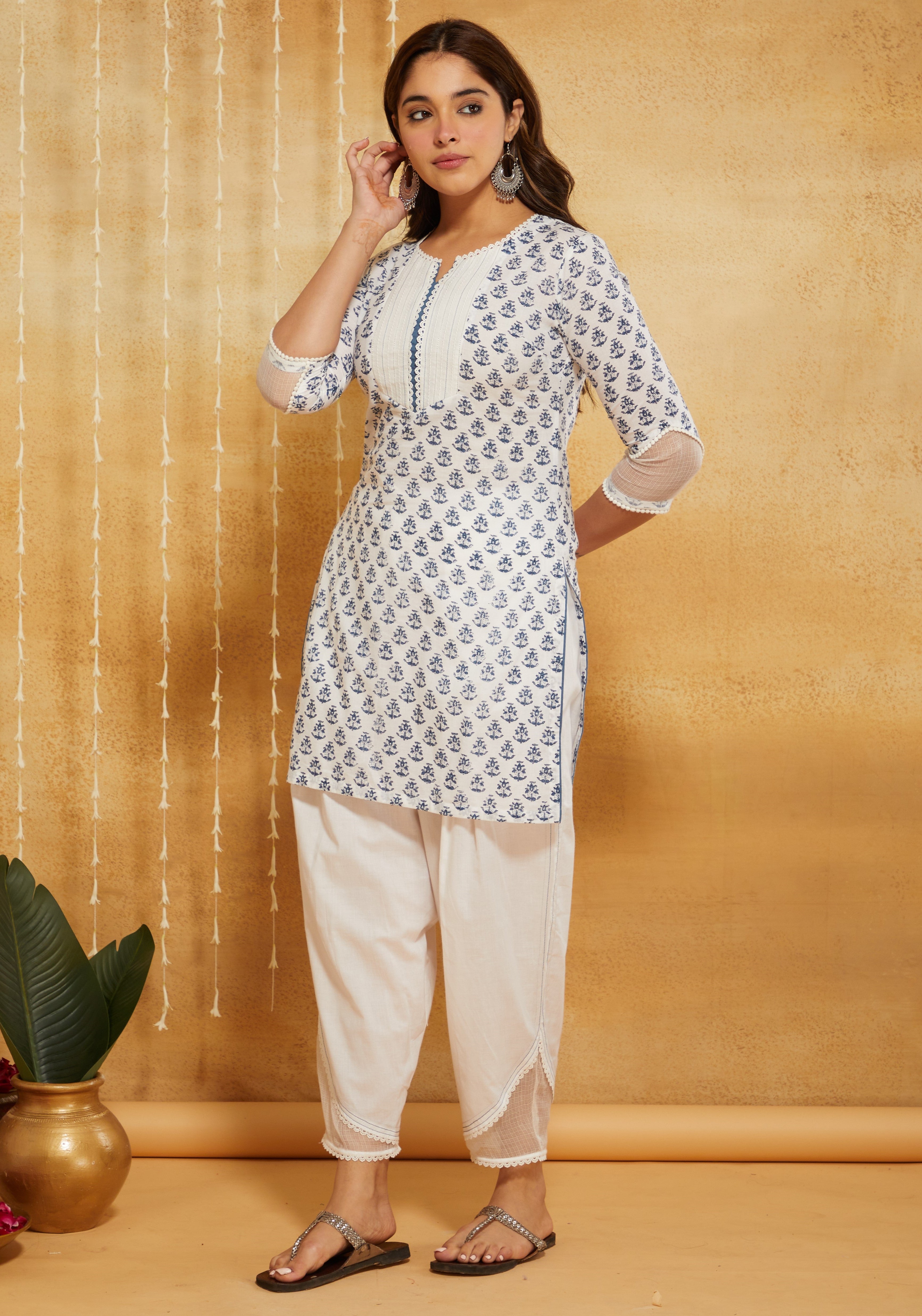 INDIGO BUTA KOTA CO-ORD SET