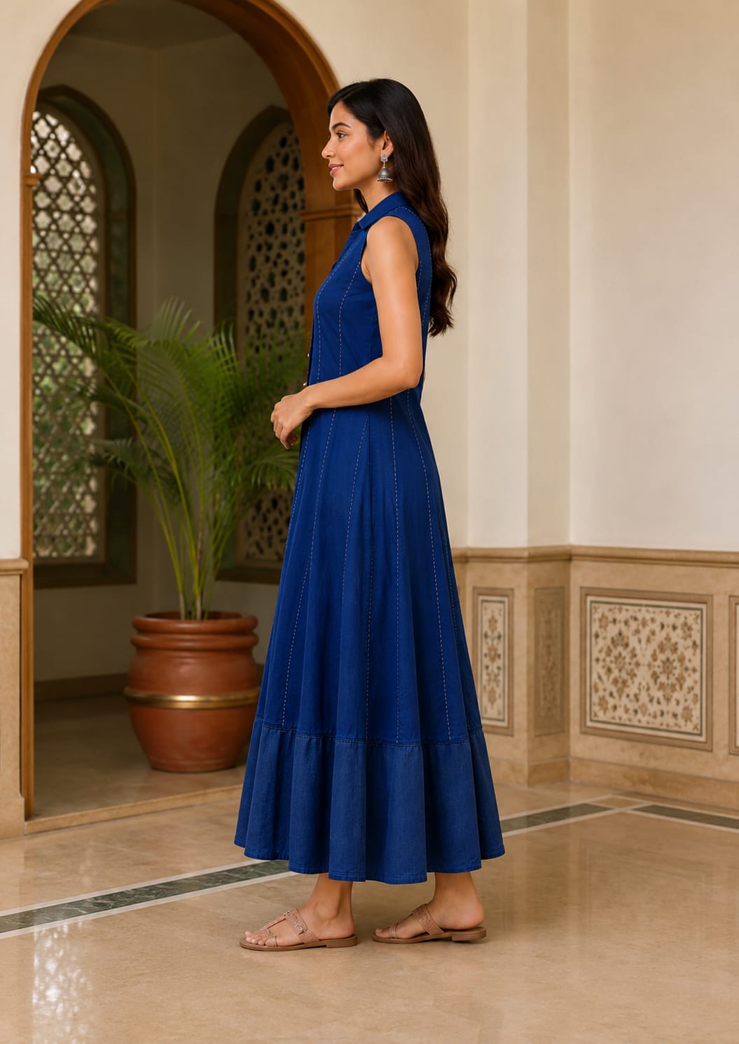 Indigo Kota Lace dress