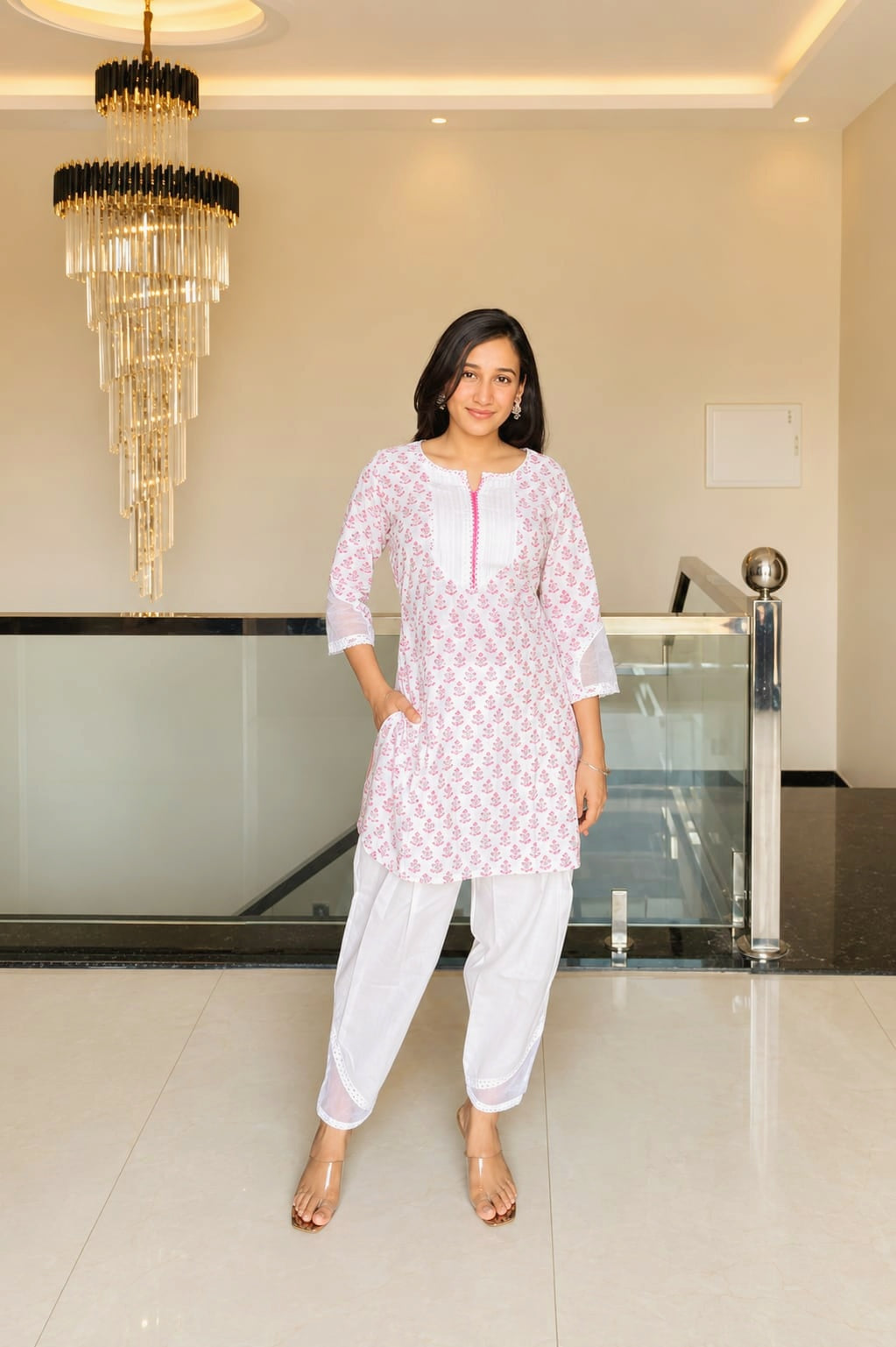 Pink Buta Co-ord Set